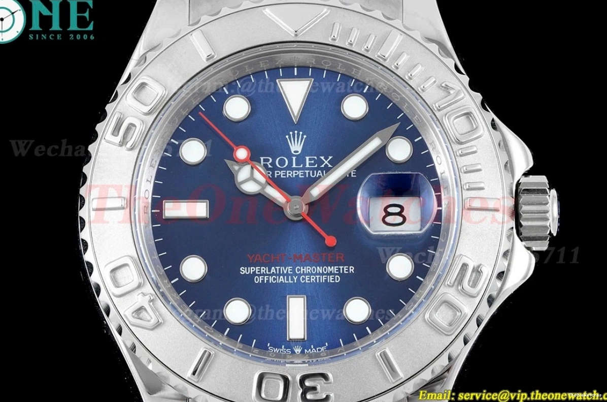 126622 CSF SS Yacht-Master SS 40mm Blue Dot VR3235 0310